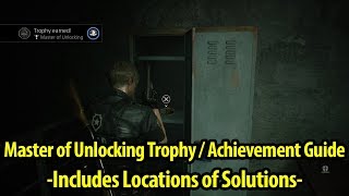 How to Get Master of Unlocking Trophy / Achievement Guide  - Resident Evil 2 Remake