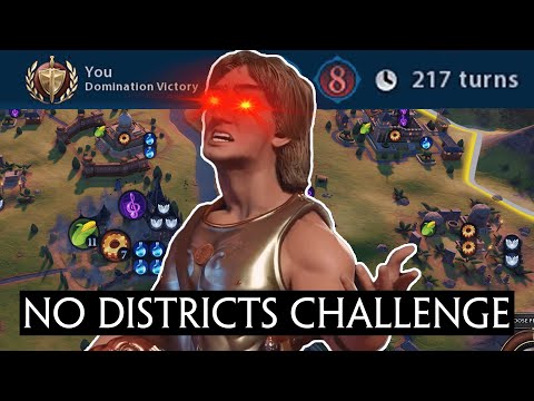 DEITY NO DISTRICT CHALLENGE Tile Improvements Are Perfectly Balanced in Civ 6  - Civ 6 Alex Pt. 3
