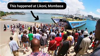 My first time Crossing Likoni Ferry & this hap