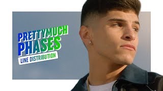 PRETTYMUCH - Phases Line Distribution (Color Coded)