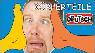 Körperteile für Kinder | Spielen mit dem Ball | Deutsch macht Spaß mit