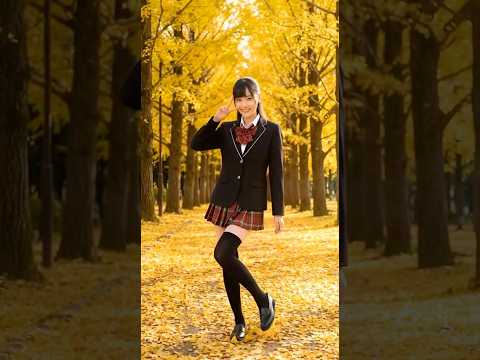 制服 × 四季の風景