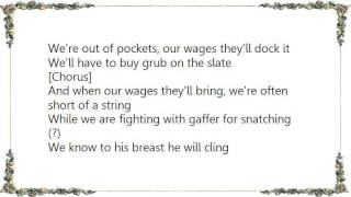 Chumbawamba - Poverty Knock Lyrics