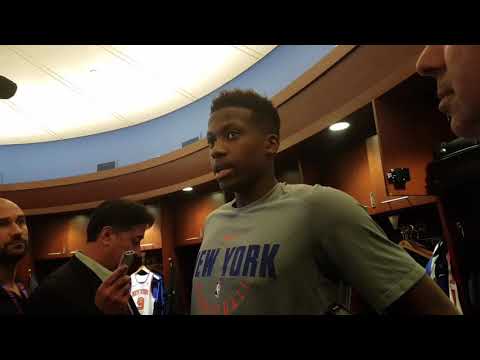 Frank Ntilikina on injury and hopeful return against Boston Celtics