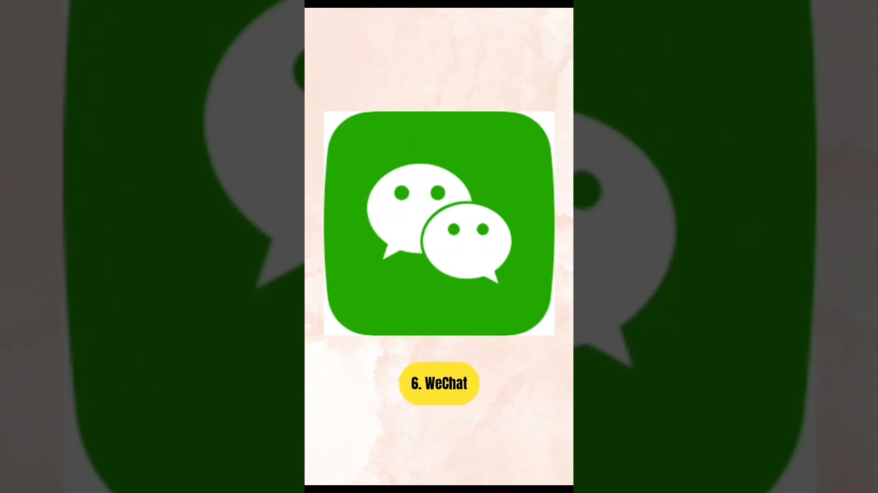 Top 10 Most Popular Messaging Apps In The World (2023). SUBSCRIBE! #shorts #app #top10