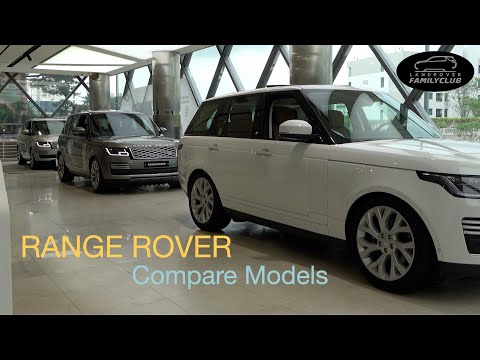 Comparison of Range Rover Models - Vogue SE, Autobiography, Long Wheelbase, SV Autobiography