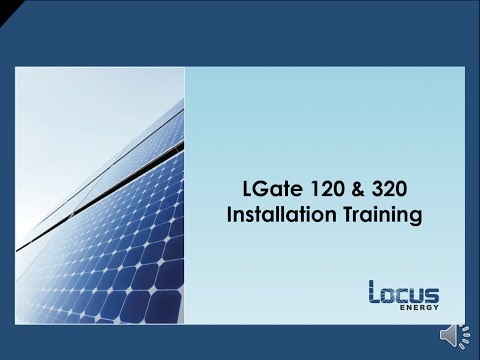 LGate 120 & 320 Hardware Installation Training
