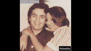 Neetu Kapoor with Rishi kapoor💕cute old pics😍memories❤️#neetukapoor #rishikapoor #pscreation
