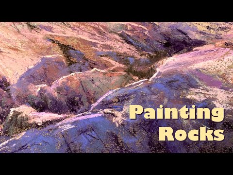 Painting Rocks with Pastels Video Tutorial