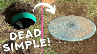 How to Install a Septic Tank Riser the Easy Way!