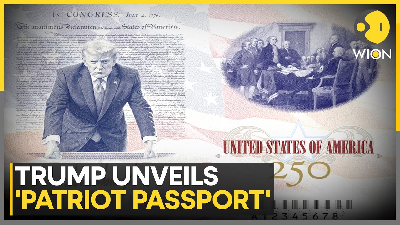 Trump Marks America's 250th Anniversary With New Limited-Edition Passport | WION News