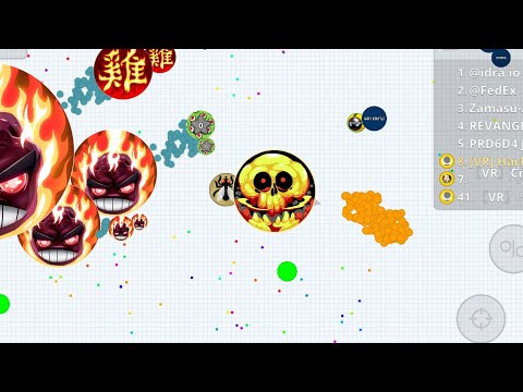 Agar.io mobile gameplay MACRO | watch till the end!