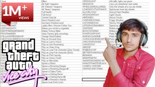 Gta Vice City (50)Cheat Code All Important list HD