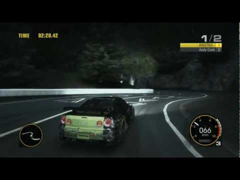 Race Driver Grid (Ninja Difficulty no assists) Midnight Touge - Mount Haruna - Trueno Run PC