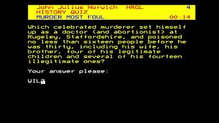 History Quiz for the BBC Micro
