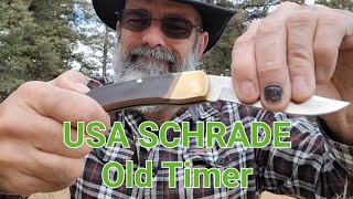 Schrade Old Timer 6-OT Golden Bear  USA Knife Review.
