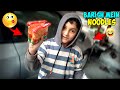 HANZALA BARISH MEIN NOODLES LE AYA FUNNY VLOG