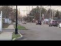 Long Island Railroad Jamaica Bound Train 8743 Crossing Saxon Avenue