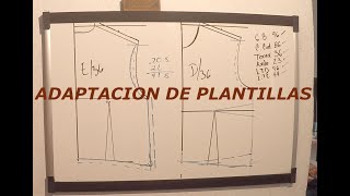 COMO ADAPTAR LAS PLANTILLAS POR TALLA A SU MEDIDA