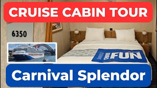 Carnival Splendor Cruise Cabin Tour 6350 Interior