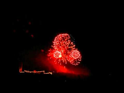 Feuerwerk zum Laternenfest 2014 Halle Saale