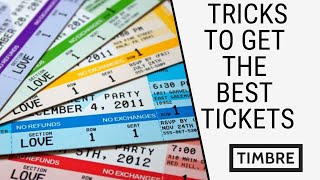 Tricks to get the BEST Concert Tickets