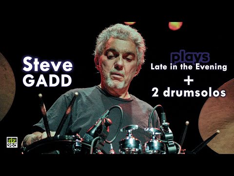 Steve Gadd plays 'Late in the Evening' Groove with Two Drum Solos