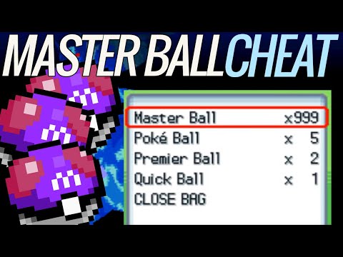 Master Ball Cheats for Pokemon Diamond/Pearl (PC/Mobile)