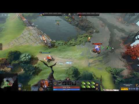 Ursa vs Slark 1v1 Level 1, level 30, Full Agility Build