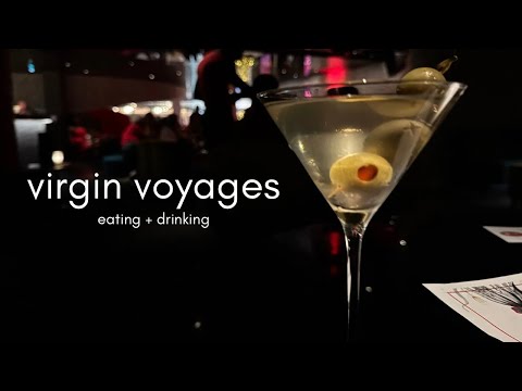 Thumbnail for everything I ate + drank on VIRGIN VOYAGES | holiday cruise | best food + bars | vlog | 2024