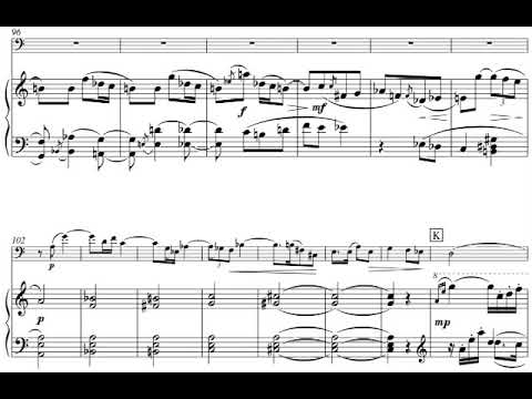 Paul Hindemith - Sonata for Trombone and Piano (1941) [Score-Video]