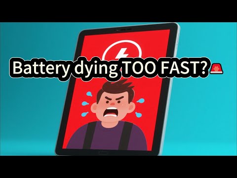 🔥 Fix Your Tablet’s Battery Drain in 5 Mins! 🔋