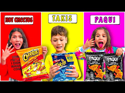 LAST TO STOP EATING SPICY CHIPS WINS MYSTERY PRIZE **Kids Went Crazy** Part 3 | Familia Diamond