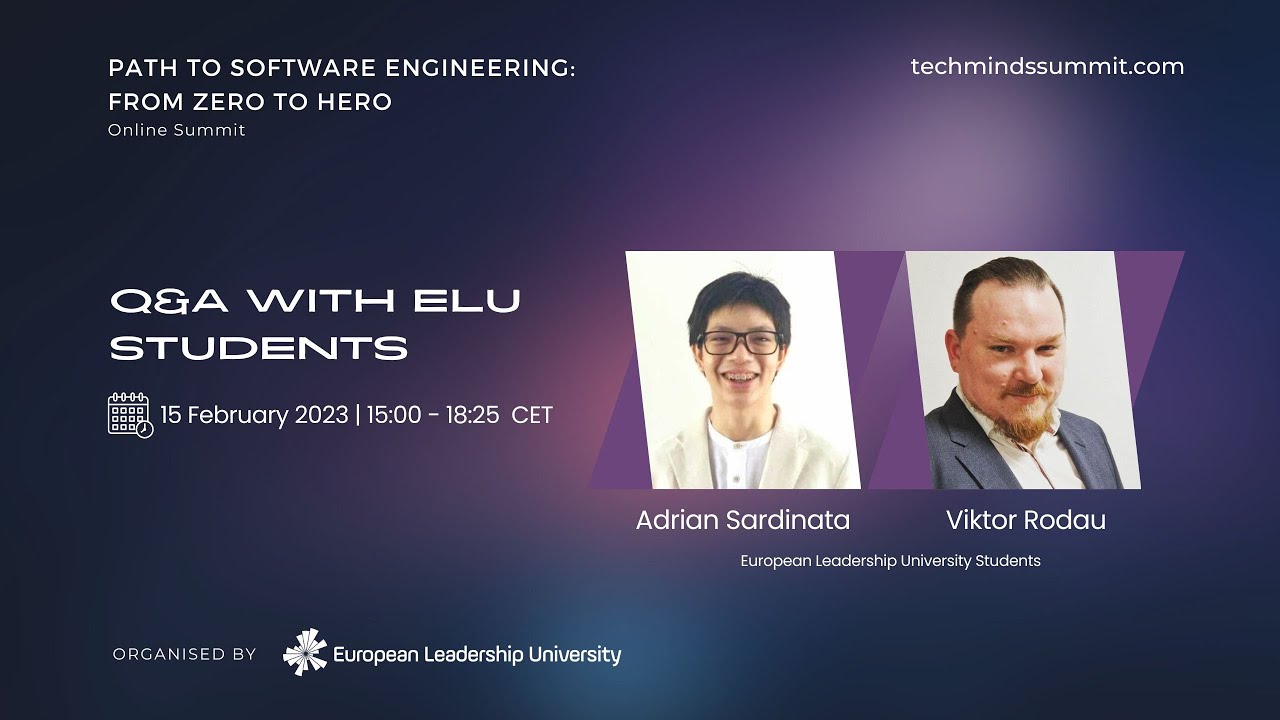 Q&A with ELU Students - Viktor Rodau, and Adrian Sardinata