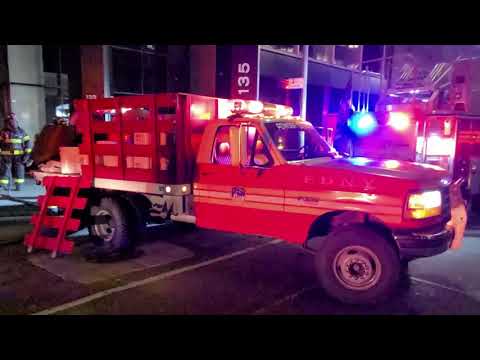 *PURPLE K UNIT* - 1995 FDNY "Purple K" unit operating at box 0856