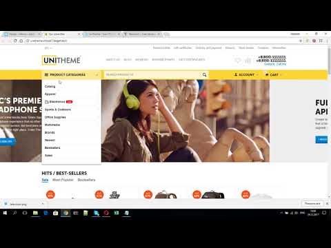 UniTheme - working with megamenu