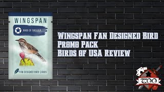 Wingspan Fan Designed Bird Promo Pack Review | Birds of USA Expansion Overview