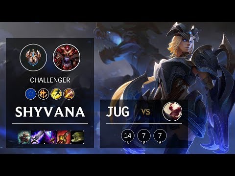 Shyvana Jungle vs Lee Sin - EUW Challenger Patch 10.6