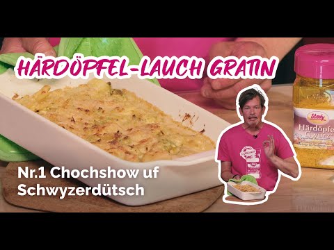 So machsch dä Härdöpfel-Lauch-Gratin, wo alli nüm wend teile!