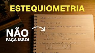 Por que você SEMPRE erra ESTEQUIOMETRIA? (os erros mais comuns explicados)