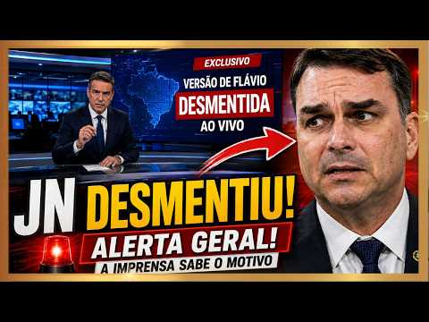 JN dedica BLOCO INTEIRO para DESMENTIR Flávio e IMPRENSA ACENDE ALERTA MÁXIMO!
