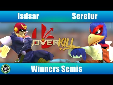 Overkill 2 - Isdsar (Cpt.Falcon) Vs. Seretur (Falco) - Winners Semis - Melee