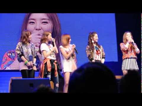 140208 4Minute Hong Kong Showcase 4Minute speaking Mandarin