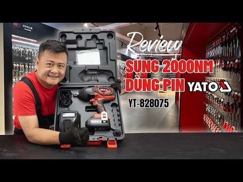 Гайковерт ударний акумуляторний YATO: 18 В, 4АГод, квадрат 3/4", 2200 Нм +перехідник 3/4" в 1/2" [2]