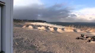 preview picture of video 'Seafront seen from by the Coastguard Hut at Nairn Harbour'
