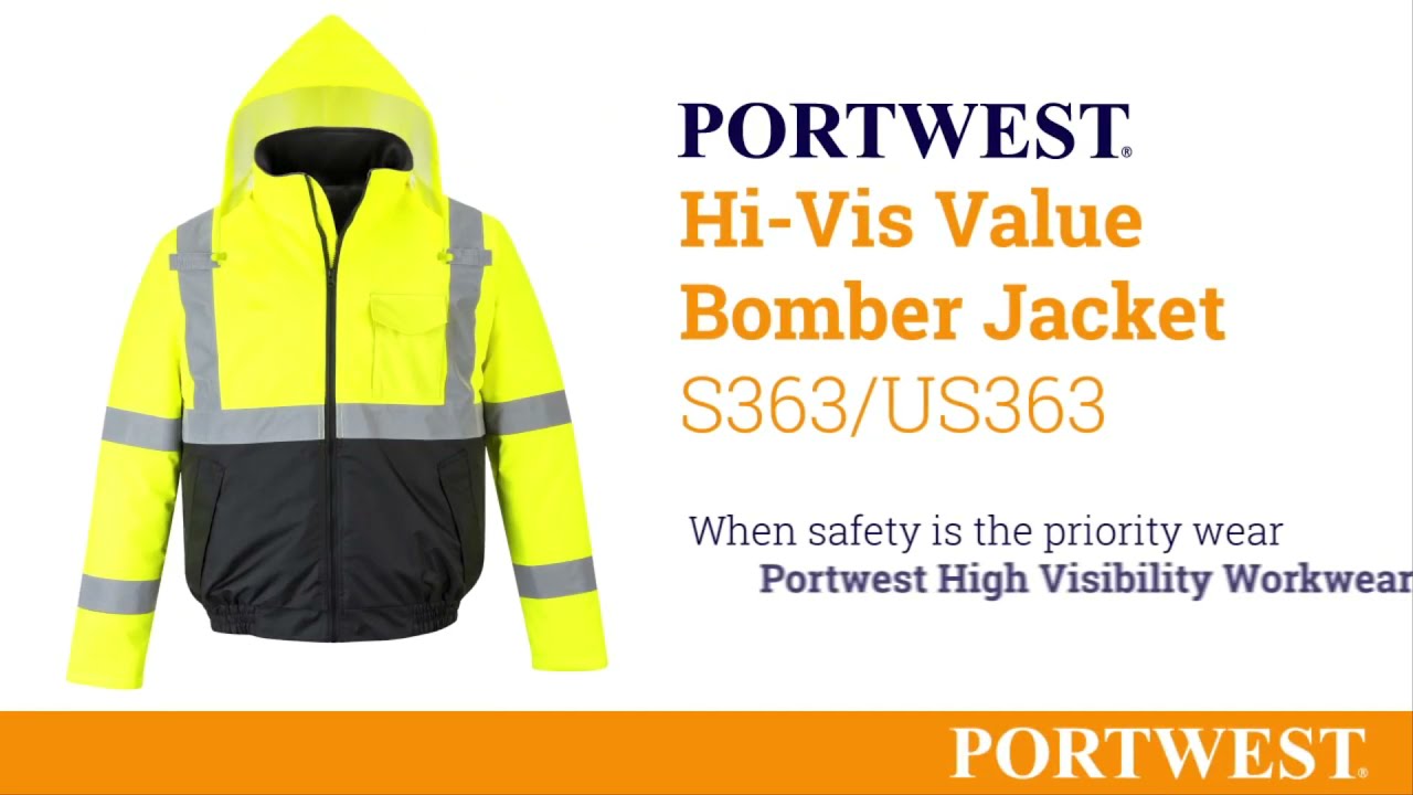 Portwest Hi-Vis Value Essential Bomberjack S363 / US363 werkjas
