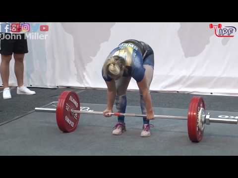 Amelia Mauritzon - 7th Place 480kg Total - 72kg Class 2019 Womens IPF Classic Worlds