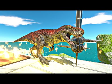 Deadly Spike & Lava Trap Bridge - Animal Revolt Battle Simulator