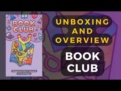 Book Club Board Game Unboxing and Gameplay Overview | DaniCha