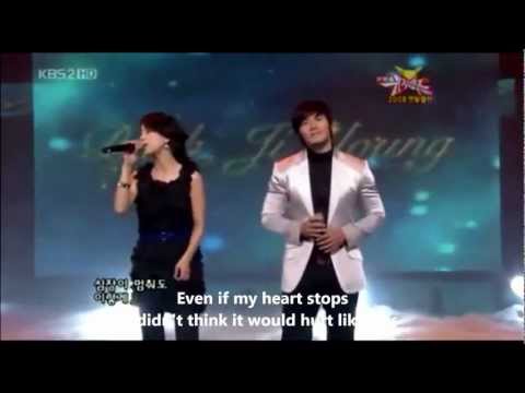 Kim Jong Kook & Baek Ji Young Live (HD) (English Sub)
